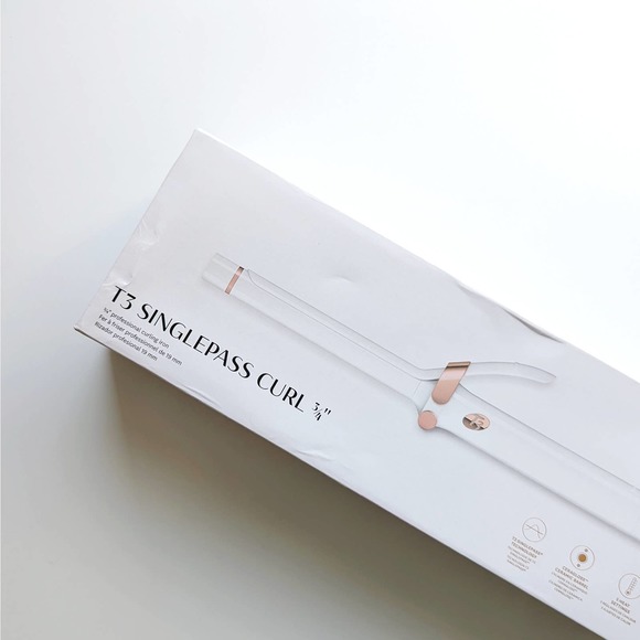 T3 SinglePass Curl - White and Rose Gold - Picture 3 of 4